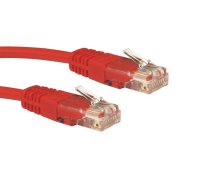 Cat5e UTP RJ45 Ethernet Patch Cable 10m - Red - 26AWG