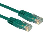 Cat5e UTP RJ45 Ethernet Patch Cable 15m - Green - 26AWG
