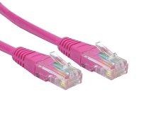 Cat5e UTP RJ45 Ethernet Patch Cable 5m - Pink