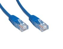 Cat6 UTP RJ45 Ethernet Patch Lead 0.25m - Blue