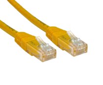 Cat6 UTP RJ45 Ethernet Patch Lead 2m - Yellow