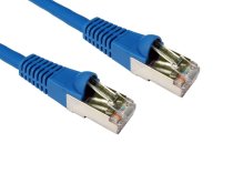 Cat6A S/FTP RJ45 Ethernet Patch Cable 3m - Blue