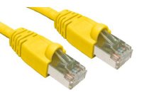 Cat6 FTP RJ45 Ethernet Patch Cable 1m - Yellow