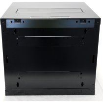 Excel 12U Wall Mounted Data Cabinet – WR400, 400mm Deep, Black, Flat-Packed
