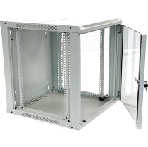 Excel 6U Wall Mounted Cabinet – WR400, 400mm Deep, Grey, Flat-Packed