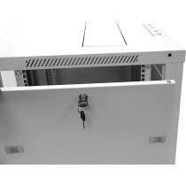 Excel 6U Wall Mounted Cabinet – WR400, 400mm Deep, Grey, Flat-Packed