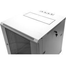 Excel 6U Wall Mounted Cabinet – WR400, 400mm Deep, Grey, Flat-Packed