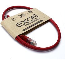 Excel Cat5e UTP RJ45 Ethernet Patch Lead LSOH 1m Red