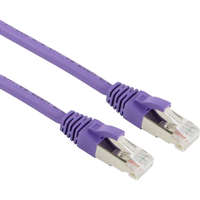 Excel Cat5e UTP RJ45 Ethernet Patch Lead LSOH 0.5m Violet (Pack 10)