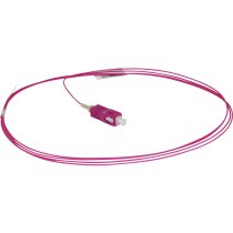 Enbeam Fibre Pigtail OM4 50/125 SC/UPC Violet 12-pack - 1m