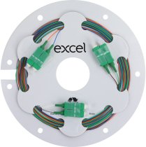 Enbeam Fibre Pigtail OS2 9/125 SC/APC 12-colour pack - 2M