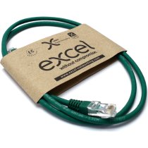 Excel Cat6 UTP RJ45 Ethernet Patch Lead LSOH 5m Green