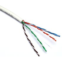 Excel Solid Cat5e Cable U/UTP LSOH Euroclass Dca 305m Box - White