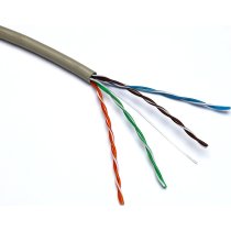 Excel Solid Cat5e Cable U/UTP PVC Euroclass Eca 305m Box - Grey