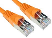 Cat6A S/FTP RJ45 Ethernet Patch Cable 20m - Orange