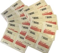 Pre-saturated IPA Cleaning Wipes, Pack of 80
