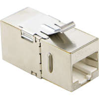 Excel Cat 6 (FTP) 180 Degree Keystone Through Coupler