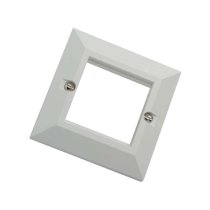 Excel Single Gang Bevelled Faceplate