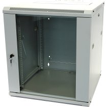 Excel 6U Wall Mounted Cabinet – WR400, 400mm Deep, Grey, Fully Assembled