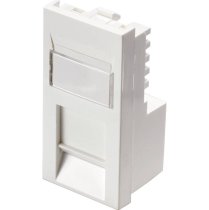 Excel Office Cat5e UTP Low Profile RJ45 Module - White