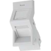 Excel Office Angled Keystone Shutter 25mm x 50mm - White