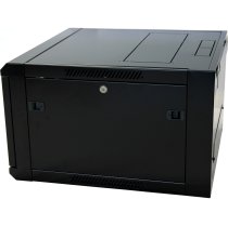 Excel 15U Wall Mounted Cabinet – WR600, 600mm Deep, Black, Fully Assembled