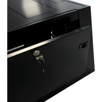 Excel 15U Wall Mounted Cabinet – WR600, 600mm Deep, Black, Fully Assembled