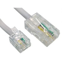 RJ11 to RJ45 Cable 15m - White