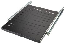 Excel Sliding Shelves 350mm Depth (Depth: 375mm-660mm) Black