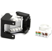 Excel Cat5e UTP Unscreened Low Profile Keystone Jack Toolless White