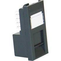 Excel Office Cat6 UTP Low Profile RJ45 Module - Grey