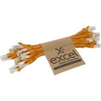 Excel Cat6 UTP RJ45 Ethernet Patch Lead LSOH 0.5m Orange (Pack 10)