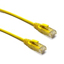 Excel Cat6 UTP Mini RJ45 Ethernet Patch Lead LS0H 1m - Yellow