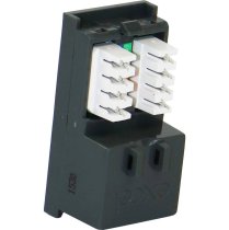 Excel Office Cat5e UTP Low Profile RJ45 Module - Grey