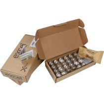 Excel Cat6A FTP Screened Low Profile Keystone Jack Toolless - Silver (Box 24)