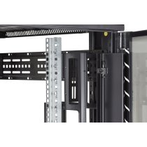 Excel Environ CR600 Network Rack Cabinet – 42U x 600w x 600d, Black – 542-4266-GSBN-BK-FP (Flat-Packed)