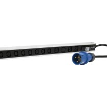 Excel 24 Way Vertical PDU 20 x C13 + 4 x C19 Socket 32A IEC 60309 Plug