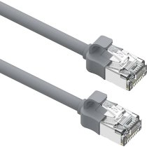 Excel Cat6A Mini RJ45 Ethernet Patch Cable 28AWG LSOH 2m Grey