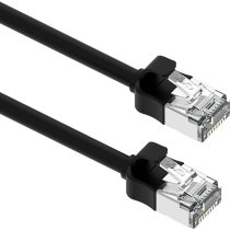 Excel Cat6A Mini RJ45 Ethernet Patch Cable 28AWG LSOH 2m Black