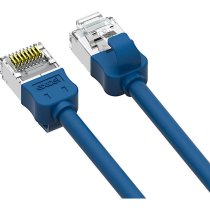 Excel Cat6A Mini RJ45 Ethernet Patch Cable 28AWG LSOH 3m Blue