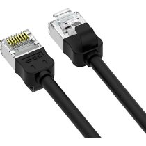 Excel Cat6A Mini RJ45 Ethernet Patch Cable 28AWG LSOH 3m Black