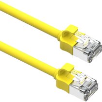 Excel Cat6A Mini RJ45 Ethernet Patch Cable 28AWG LSOH 5m Yellow