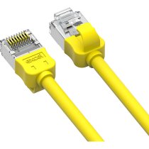 Excel Cat6A Mini RJ45 Ethernet Patch Cable 28AWG LSOH 5m Yellow