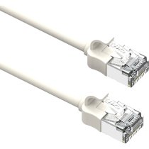Excel Cat6A Mini RJ45 Ethernet Patch Cable 28AWG LSOH 5m White