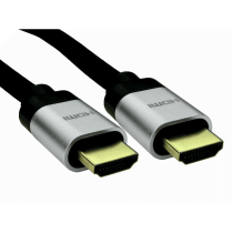 0.5m 8K HDMI Cable - Silver Connectors