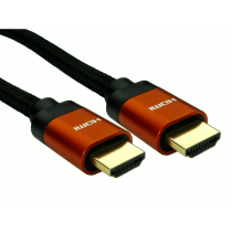 2m 8K HDMI Cable - Orange Connectors