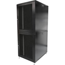 Excel Environ CL800 42U Co-Location Data Cabinet – 800x1000mm – 2 Compartments – Vented – Black