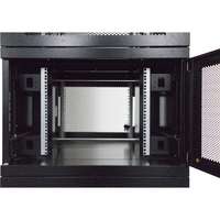 Excel Environ CL800 42U Co-Location Data Cabinet – 800x1000mm – 2 Compartments – Vented – Black – Flat Pack