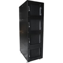 Excel Environ CL600 42U Co-Location Data Cabinet – 600x1000mm – 4 Compartments – Vented – Black