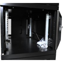 Excel Environ CL600 42U Co-Location Data Cabinet – 600x1000mm – 4 Compartments – Vented – Black